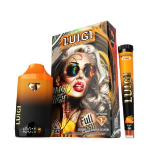 Luigi Orange Lava Kush Carts